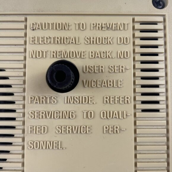 Vintage General Electric AM Radio Alarm Clock Model 7-4725A Working Retro 70s - Picture 6 of 10